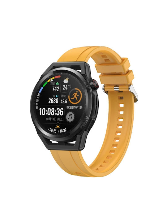 Armband Silikon Gelb (Huawei Watch 4 / Watch 4 Pro)