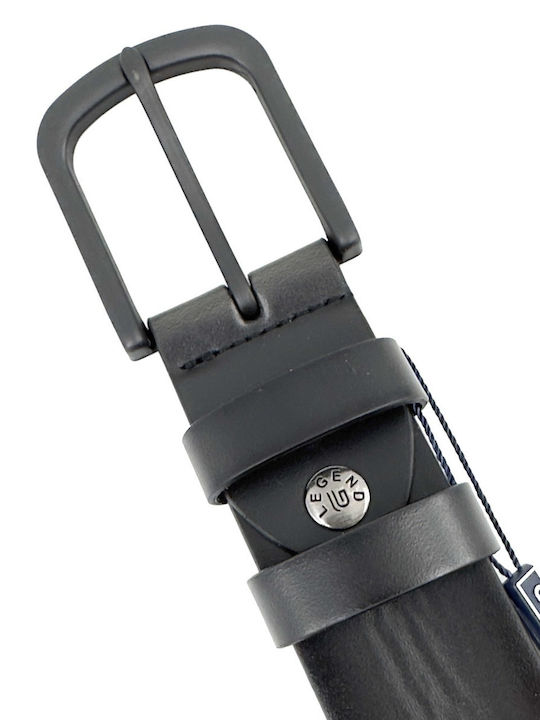 Wide Men's Belt Black