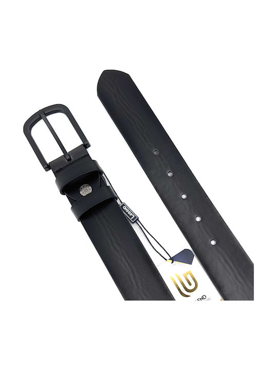 Wide Men's Belt Black