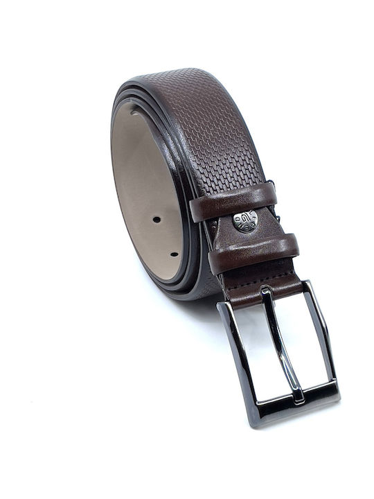 Legend Accessories Men's Artificial Leather Belt Brown