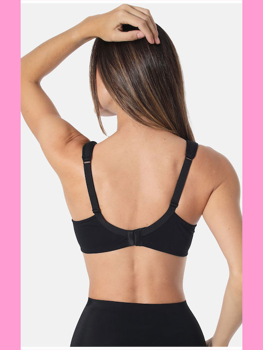 Bra with Light Padding Underwire Black