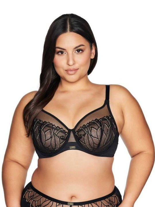 AVA Bra without Padding Underwire Black