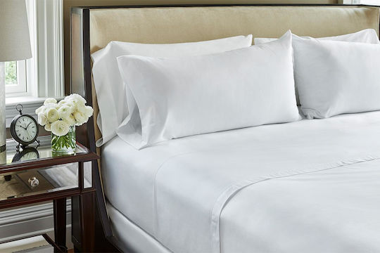 Σεντόνι Ξενοδοχείου Naxos Semi Percale Easy Iron King Size