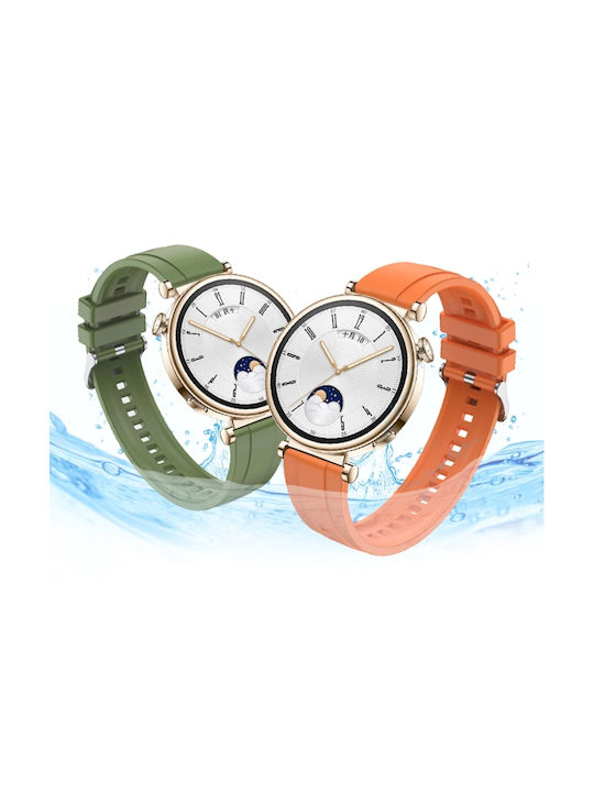 Λουράκι Σιλικόνης Κόκκινο (Huawei Watch 4 Pro)
