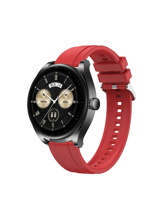 Λουράκι Σιλικόνης Κόκκινο (Huawei Watch 4 Pro)