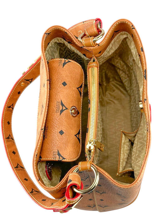 Women's Drawstring Bag Set Tabac Brown