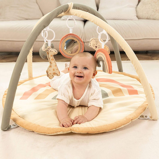 Hakuna Matte Activity Mat Beige for 0+ months Ø85cm