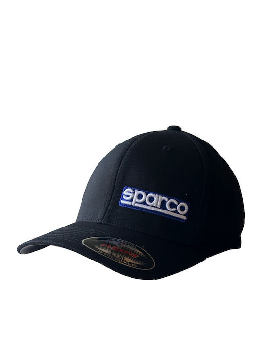 Jockey Flexfit Negru pentru Bărbați Sparco 01357