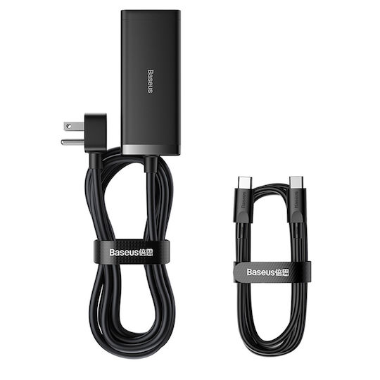 Baseus Suport de Încărcare cu 2 Porturi USB-A și 2 Porturi USB-C 100W în culoarea Negru (PowerCombo GaN3 Pro)