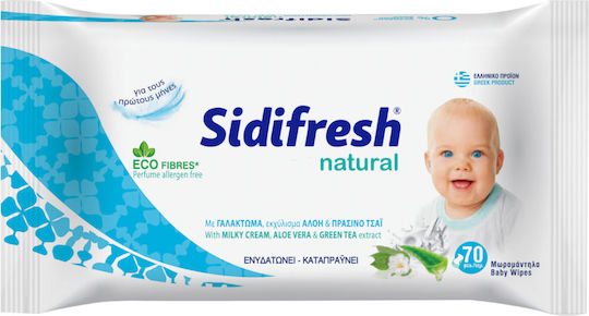 Sidifresh Natural Babytücher 14x70Stk