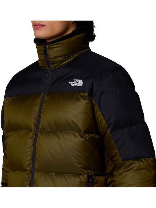 Diablo Jacket Puffer Moss Green, Black Heather, Tnf Black