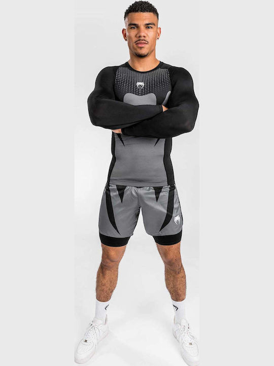 Venum Long Sleeve Shirt VENUM-05209-001 for Jiu-Jitsu / MMA Black