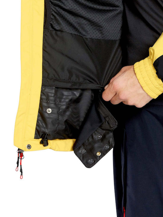 Volcom Longo G0652505-DKY Ανδρικό Μπουφάν Gore-Tex για Σκι & Snowboard Κίτρινο