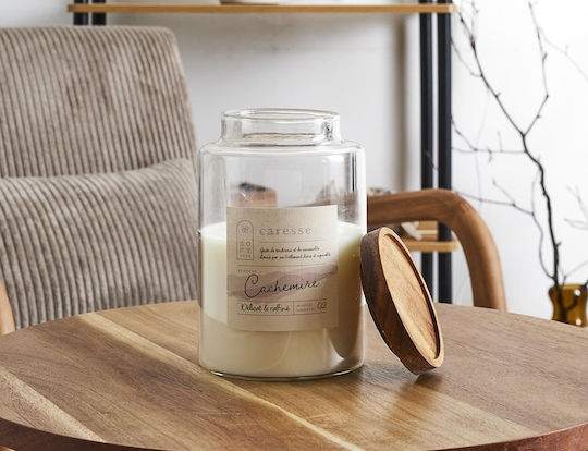 The Home Deco Factory Aromatic Candle In Ecru Jar The Home Deco Factory Aromatic Candle In Ecru Jar