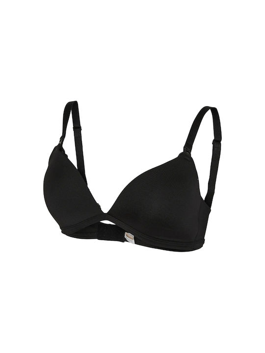 Mamalicious Maternity & Nursing Bra with Clips Black