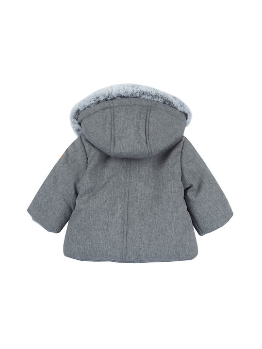 Chicco Kids Coat Montgomery with Hood Dark Grey