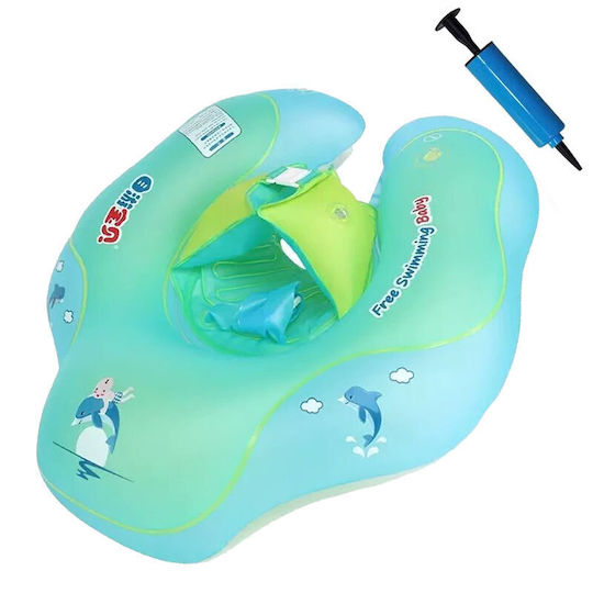 Baby Kinder Schwimmtrainer mit Länge 46cm für 10 Jahre und älter Hellblau