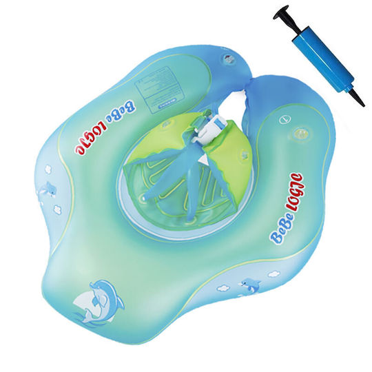 bebeLOGIC Kinder Schwimmtrainer mit Länge 50cm Hellblau