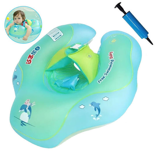 Baby Kinder Schwimmtrainer mit Länge 46cm für 10 Jahre und älter Hellblau