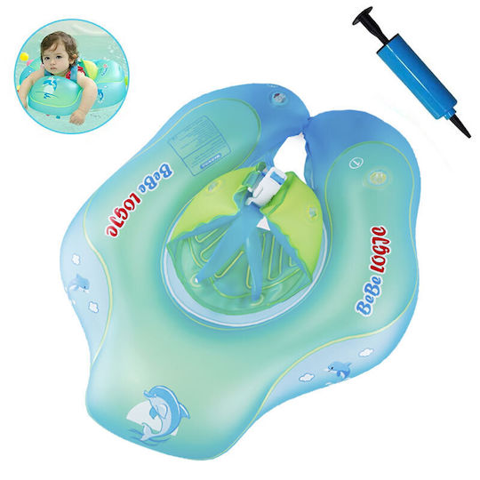 bebeLOGIC Kinder Schwimmtrainer mit Länge 50cm Hellblau