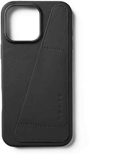 Mujjo For Apple Back Cover Piele 1mm Negru (iPhone 16 Pro Max)
