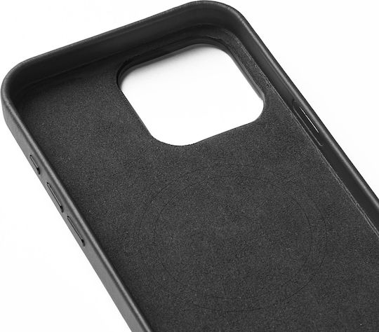 Mujjo For Apple Back Cover Piele 1mm Negru (iPhone 16 Pro Max)