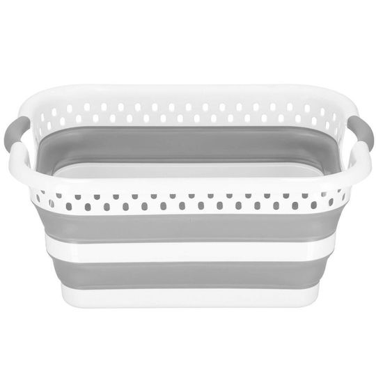 Pliere Lavoar Dreptunghiular 53x38x24cm. Capacitate 24lt Alb