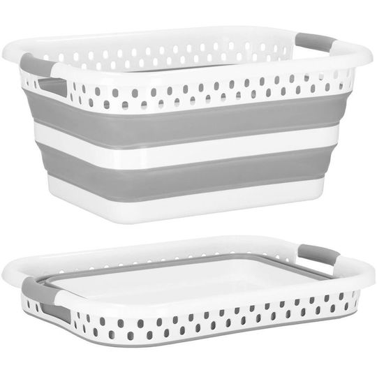 Pliere Lavoar Dreptunghiular 53x38x24cm. Capacitate 24lt Alb