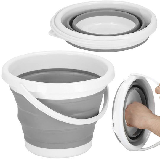 Pliere Lavoar Rotund 31x24cm. Capacitate 10lt Alb