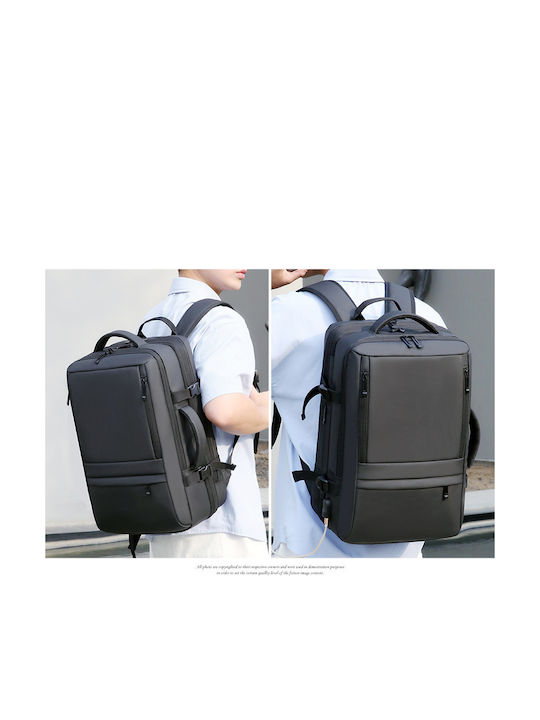 R&J Backpack Αδιάβροχο 31lt Μαύρο