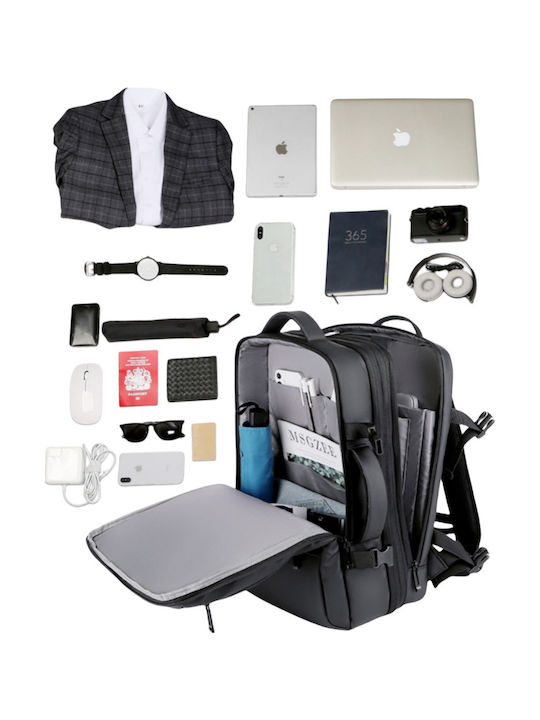 R&J Backpack Αδιάβροχο 31lt Μαύρο