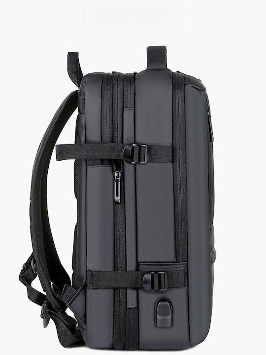 R&J Backpack Αδιάβροχο 31lt Μαύρο