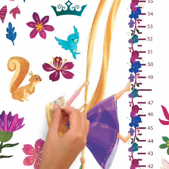 RoomMates Decor Kids Growth Height Chart Wall Sticker with Design Princesses Multicolour