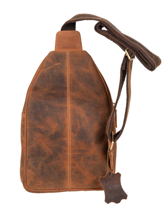 Leather Men's Bag Shoulder / Crossbody Brown