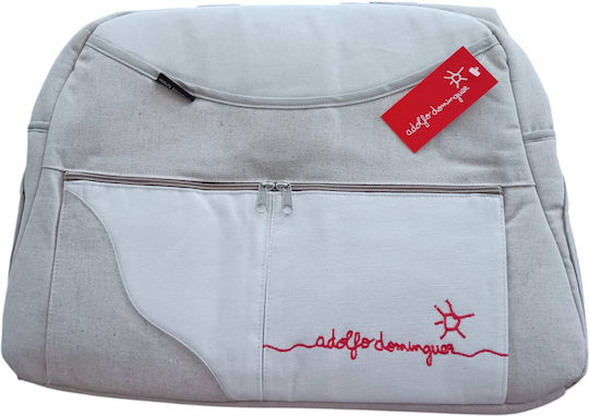Manterol Casa Wickeltasche-Wickeltasche Schulter/Hand Beige 42x55x21cm.