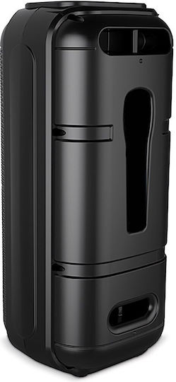 Media-Tech Karaoke Speaker with Wired Microphone and Lighting Effects Audio Disco MT3183 Black