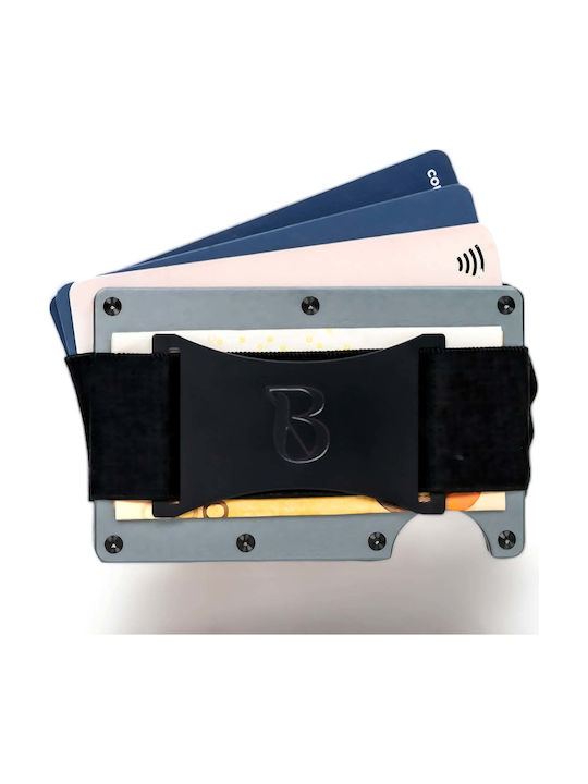 Money Clip with RFID Gray