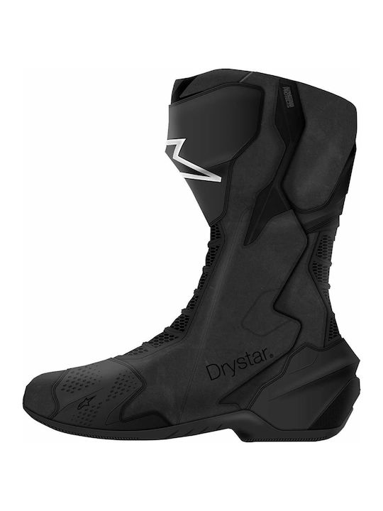 Alpinestars Smx-6 Ανδρικές Μπότες Μηχανής Drystar Αδιάβροχες Μαύρες