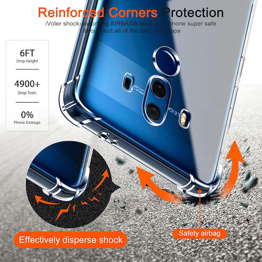Techsuit Shockproof Clear Back Cover Σιλικόνης Διάφανο (Huawei Mate 10 Pro)