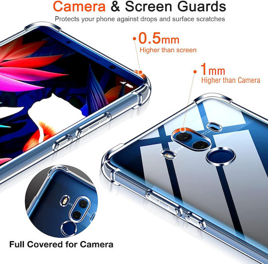 Techsuit Shockproof Clear Back Cover Σιλικόνης Διάφανο (Huawei Mate 10 Pro)
