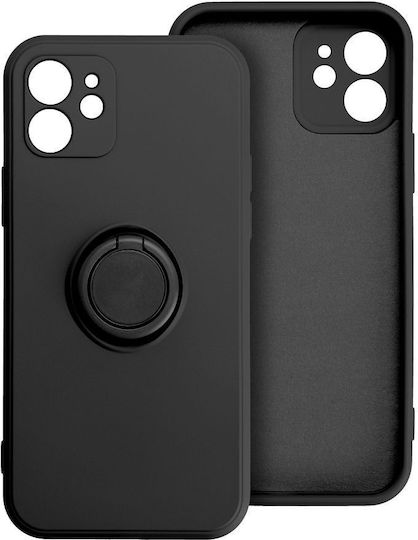 Forcell Back Cover Σιλικόνης Μαύρο (Redmi Note 12S)