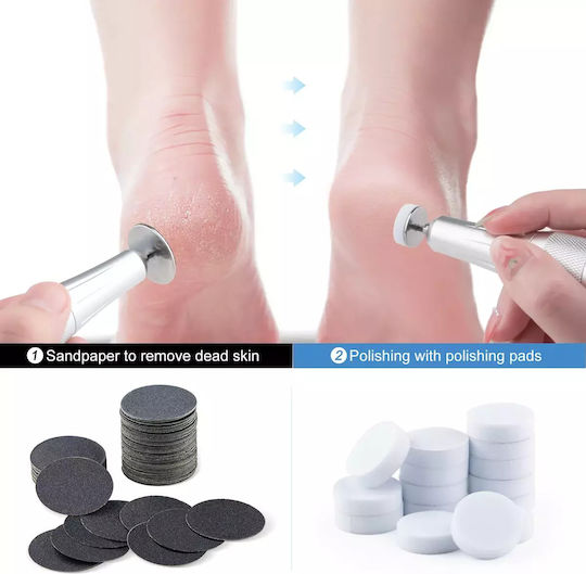 Ανταλλακτικά Buffing Disc Φ25mm 50τμχ + Στέλεχος Size #2000