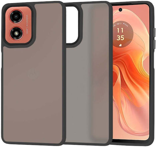 Techsuit Halofrost Back Cover Σιλικόνης Μαύρο (Motorola Moto G04 / Moto G04s / Moto G24)