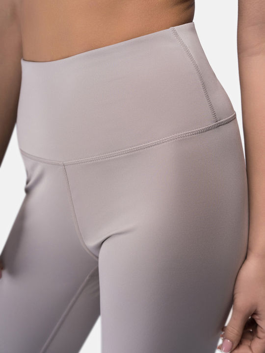 Dri-Fit Semley Training Damen Leggings Gekürzt Hohe Taille Graue