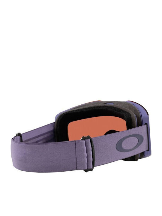Oakley Fall Line Masca de schi și snowboard Pentru adulți Violet cu Lentilă în culoarea Violet