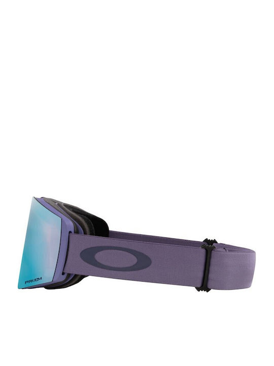 Oakley Fall Line Masca de schi și snowboard Pentru adulți Violet cu Lentilă în culoarea Violet