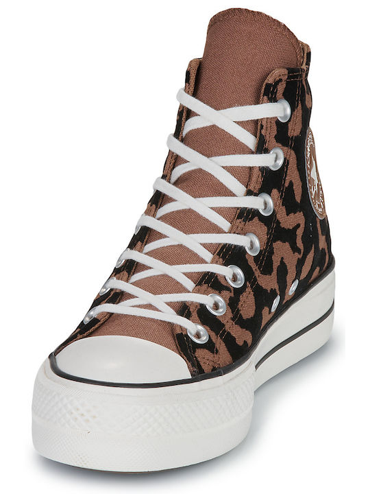 Women's Flatforms Boots Leopard Remix