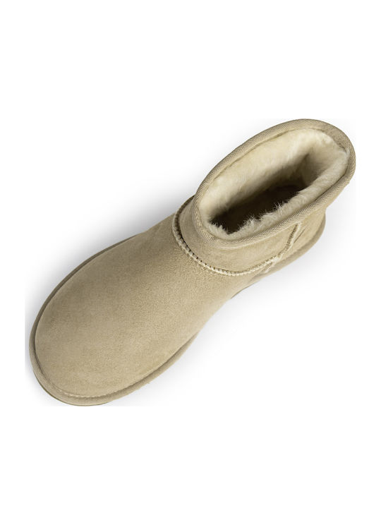 Classic Mini II Suede Women's Ankle Boots Sand