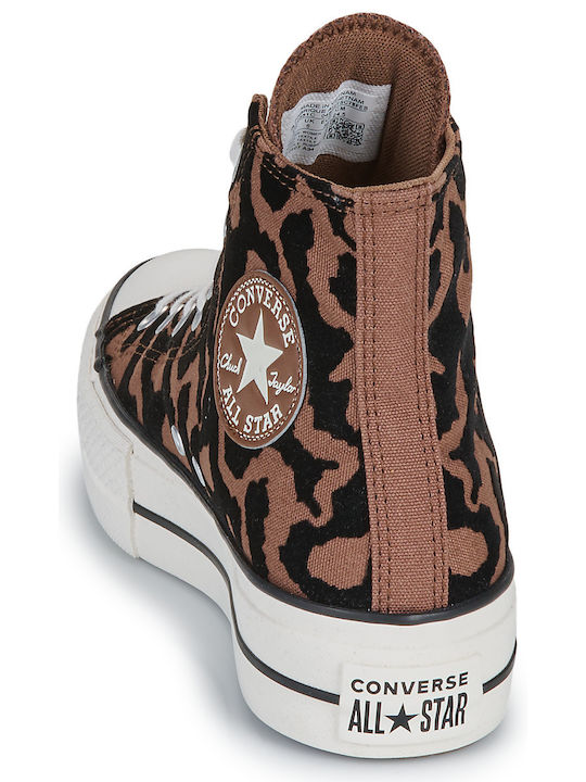 Women's Flatforms Boots Leopard Remix