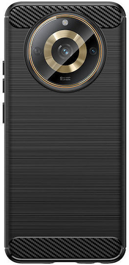 Hurtel Flexible Carbon Back Cover Silicon Negru (Realme 11)